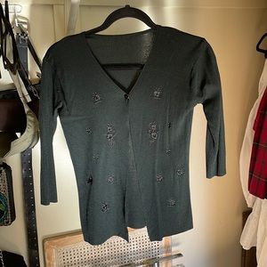 Vintage black cardigan